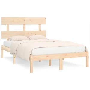 Bedframe massief hout 140×190 cm Bedframe massief hout 140×190 cm