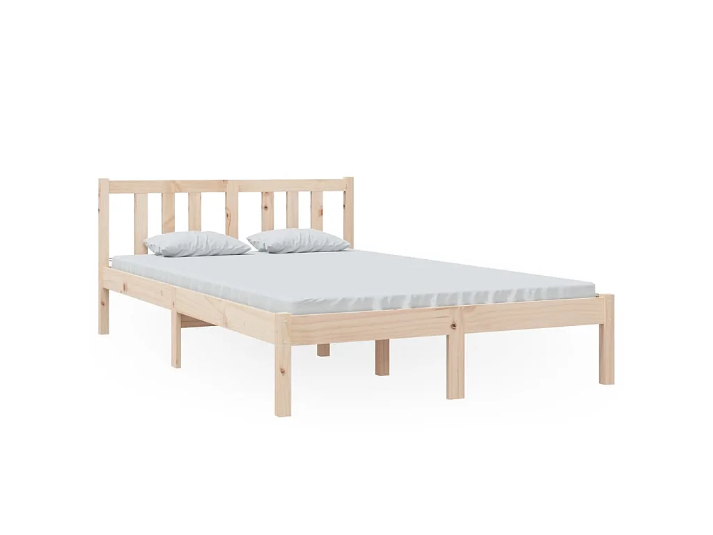 Bedframe zonder matras massief hout 120x200 cm