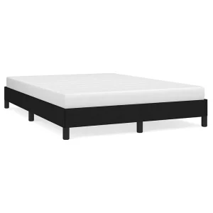 Bedframe zonder matras stof zwart 140×200 cm Bedframe zonder matras stof zwart 140×200 cm