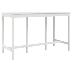 Bartafel 180x80x110 cm massief grenenhout wit Bartafel 180x80x110 cm massief grenenhout wit