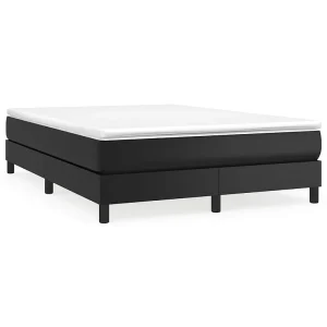 Bedframe kunstleer zwart 140×190 cm Bedframe kunstleer zwart 140×190 cm