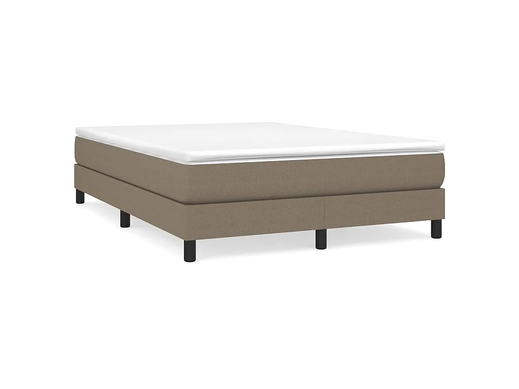 Bedframe zonder matras stof taupe 140x190 cm
