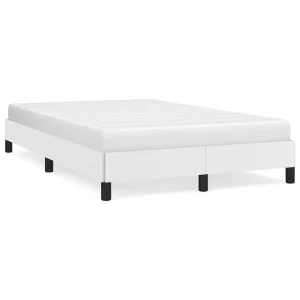 Bedframe kunstleer wit 120×200 cm Bedframe kunstleer wit 120×200 cm