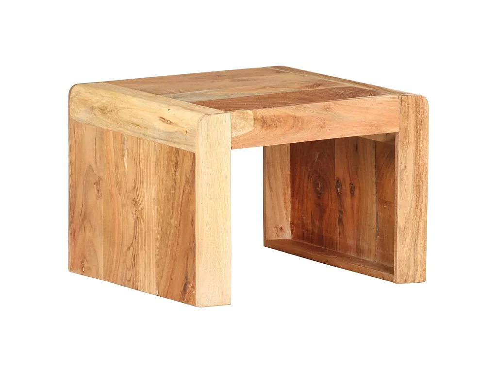 Bijzettafel 43x40x30 cm massief acaciahout