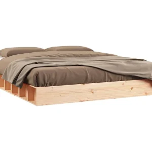 Bedframe massief hout 140×200 cm Bedframe massief hout 140×200 cm