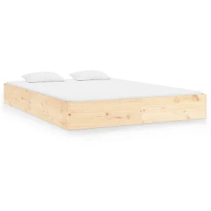 Bedframe zonder matras massief hout 140×200 cm Bedframe zonder matras massief hout 140×200 cm