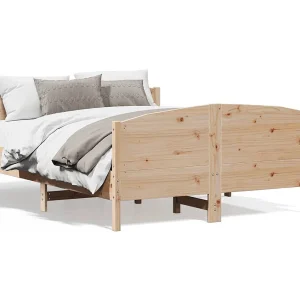 Bedframe zonder matras massief grenenhout 140×190 cm Bedframe zonder matras massief grenenhout 140×190 cm