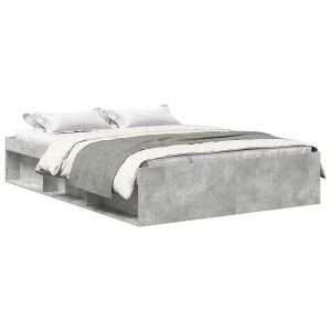 Bedframe betongrijs 140×190 cm Bedframe betongrijs 140×190 cm