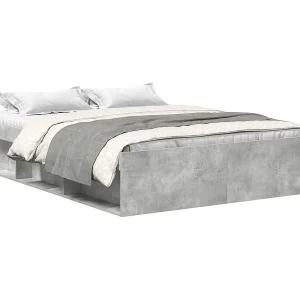 Bedframe betongrijs 120×200 cm Bedframe betongrijs 120×200 cm