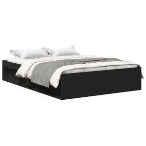 Bedframe zwart 160×200 cm Bedframe zwart 160×200 cm