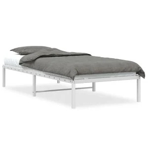 Bedframe metaal wit 90×200 cm Bedframe metaal wit 90×200 cm