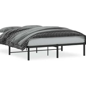Bedframe metaal zwart 160×200 cm Bedframe metaal zwart 160×200 cm