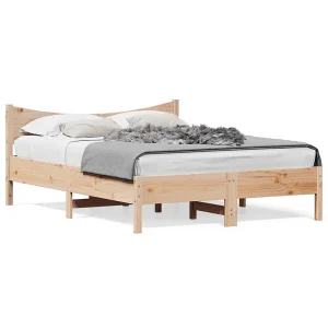 Bedframe zonder matras massief grenenhout 140×190 cm Bedframe zonder matras massief grenenhout 140×190 cm