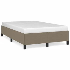 Bedframe zonder matras 120×190 cm stof taupe