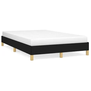 Bedframe stof zwart 120×190 cm