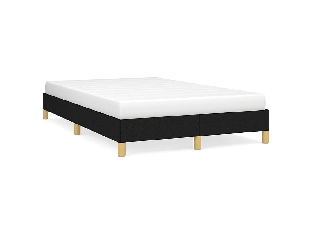Bedframe stof zwart 120x190 cm