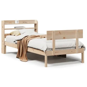 Bedframe zonder matras massief grenenhout 90×200 cm Bedframe zonder matras massief grenenhout 90×200 cm