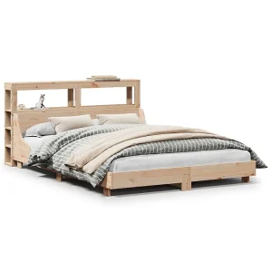 Bedframe zonder matras massief grenenhout 120×190 cm Bedframe zonder matras massief grenenhout 120×190 cm