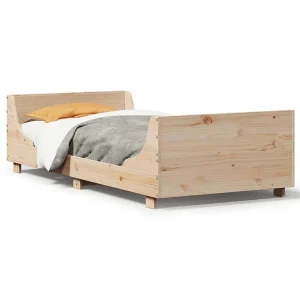 Bedframe zonder matras massief grenenhout 100×200 cm Bedframe zonder matras massief grenenhout 100×200 cm