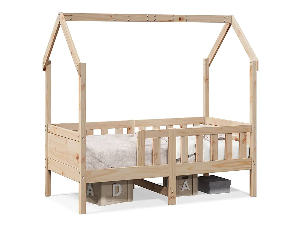 Bedhuis massief grenenhout 80x160 cm