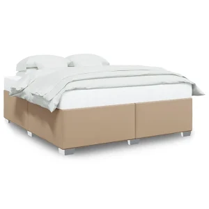 Bedframe kunstleer cappuccinokleurig 180×200 cm
