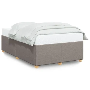 Bedframe zonder matras 120×200 cm stof taupe Bedframe zonder matras 120×200 cm stof taupe