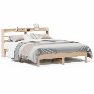 Bedframe zonder matras massief grenenhout 135×190 cm Bedframe zonder matras massief grenenhout 135×190 cm