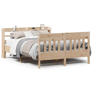 Bedframe zonder matras massief grenenhout 150×200 cm Bedframe zonder matras massief grenenhout 150×200 cm