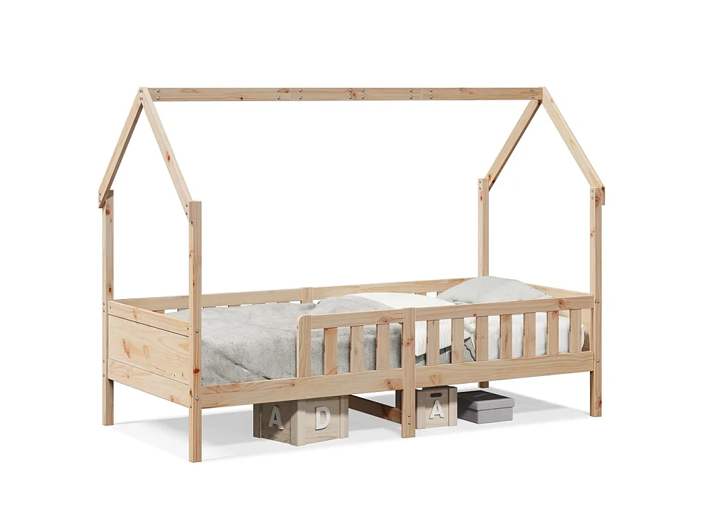Bedhuis massief grenenhout 80x200 cm