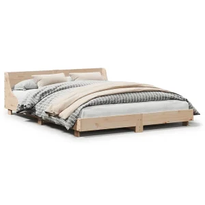 Bedframe zonder matras massief grenenhout 120×190 cm Bedframe zonder matras massief grenenhout 120×190 cm