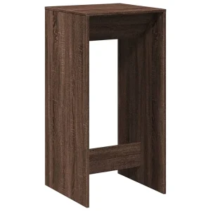 Bartafel 51x50x103,5 cm bewerkt hout bruin eikenkleurig Bartafel 51x50x103,5 cm bewerkt hout bruin eikenkleurig