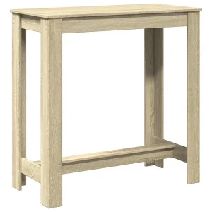 Bartafel 102x50x103,5 cm bewerkt hout sonoma eikenkleurig Bartafel 102x50x103,5 cm bewerkt hout sonoma eikenkleurig