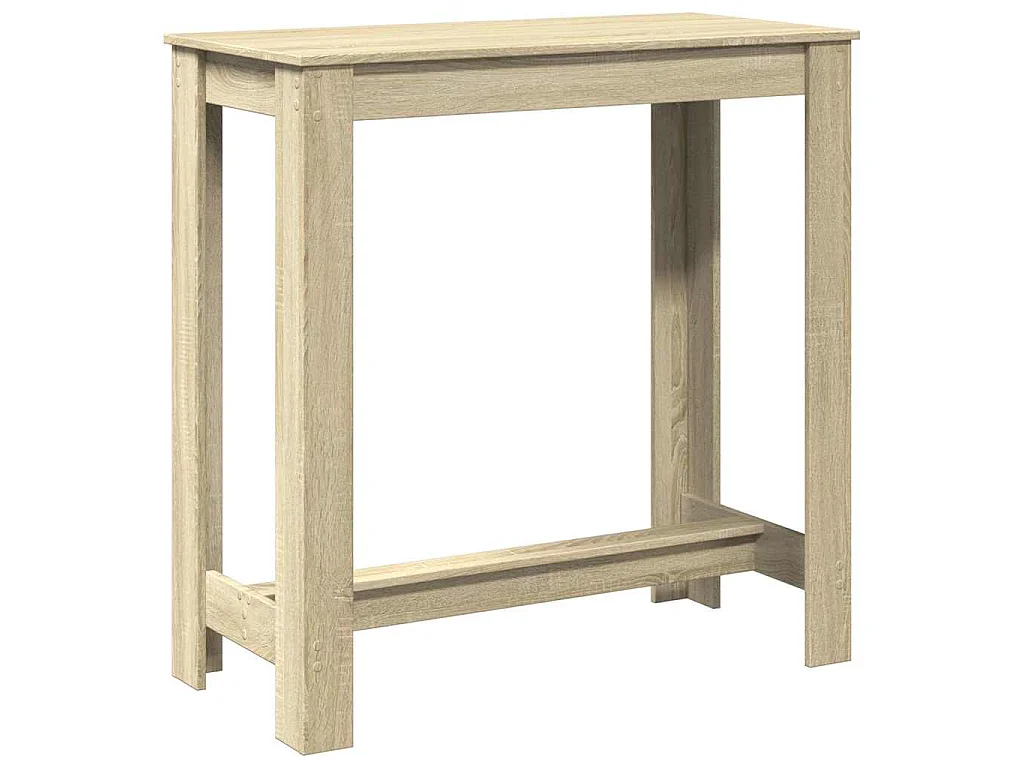 Bartafel 102x50x103,5 cm bewerkt hout sonoma eikenkleurig