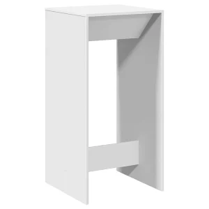 Bartafel 51x50x103,5 cm bewerkt hout wit Bartafel 51x50x103,5 cm bewerkt hout wit