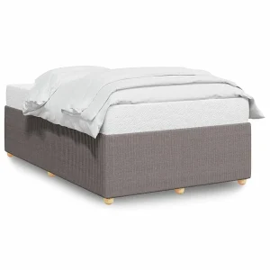 Bedframe zonder matras 120×190 cm stof taupe Bedframe zonder matras 120×190 cm stof taupe