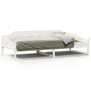 Bedframe zonder matras massief grenenhout wit 90×190 cm Bedframe zonder matras massief grenenhout wit 90×190 cm