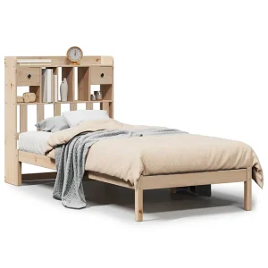 Bed met boekenkast zonder matras massief grenenhout 90×200 cm Bed met boekenkast zonder matras massief grenenhout 90×200 cm