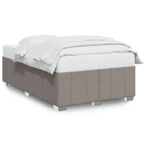 Bedframe zonder matras 120×190 cm stof taupe Bedframe zonder matras 120×190 cm stof taupe