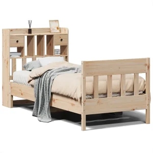 Bedframe zonder matras massief grenenhout 75×190 cm Bedframe zonder matras massief grenenhout 75×190 cm