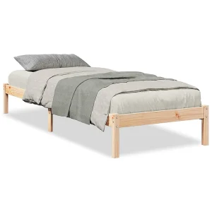 Bedframe extra lang zonder matras massief grenenhout 100×220 cm Bedframe extra lang zonder matras massief grenenhout 100×220 cm