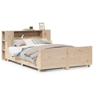 Bedframe zonder matras massief grenenhout 135×190 cm Bedframe zonder matras massief grenenhout 135×190 cm