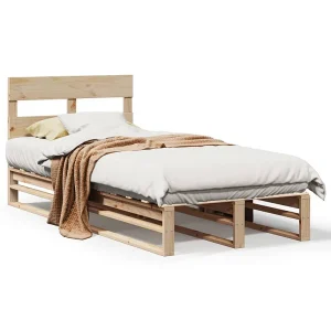 Bedframe zonder matras massief grenenhout 90×190 cm Bedframe zonder matras massief grenenhout 90×190 cm
