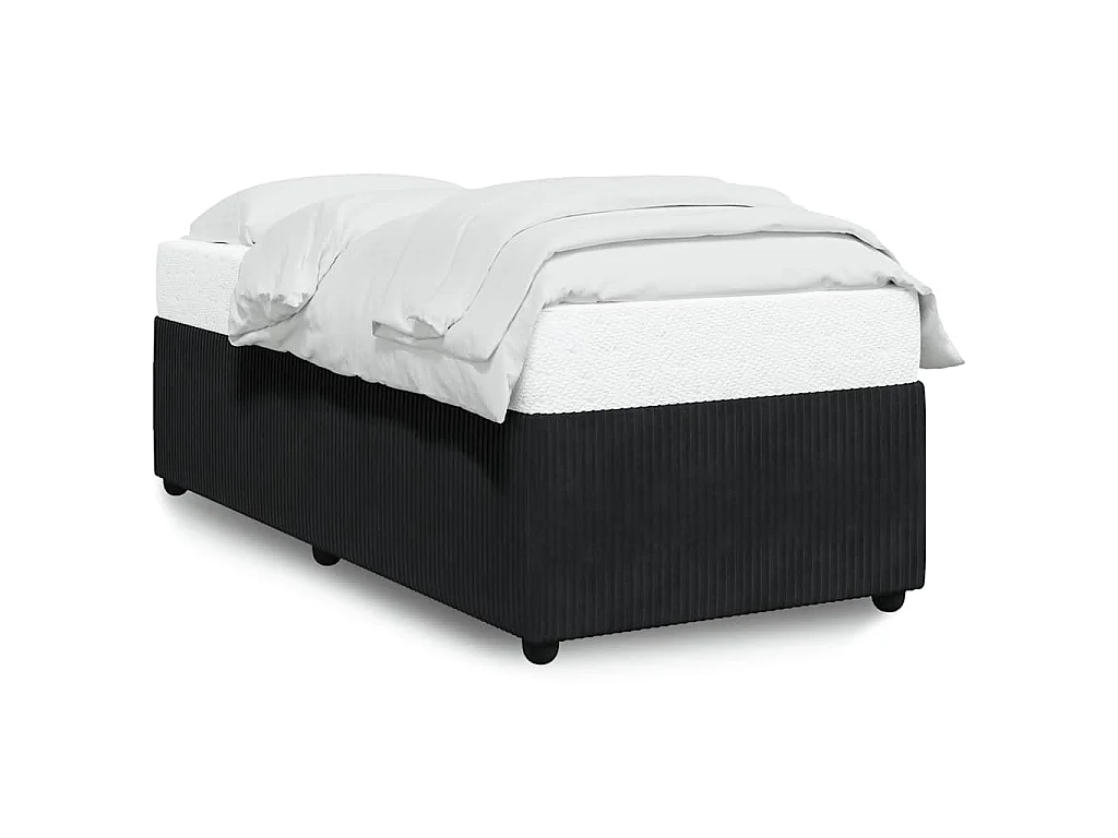 Bedframe fluweel zwart 90x190 cm