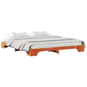 Bedframe Wasbruin 180 x 200 cm Massief grenenhout Bedframe Wasbruin 180 x 200 cm Massief grenenhout