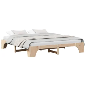 Bedframe Naturel 180 x 200 cm Massief grenenhout Bedframe Naturel 180 x 200 cm Massief grenenhout
