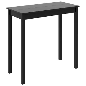 Bartafel 115x55x107 cm MDF zwart Bartafel 115x55x107 cm MDF zwart