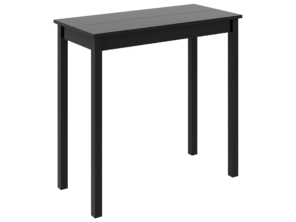 Bartafel 115x55x107 cm MDF zwart