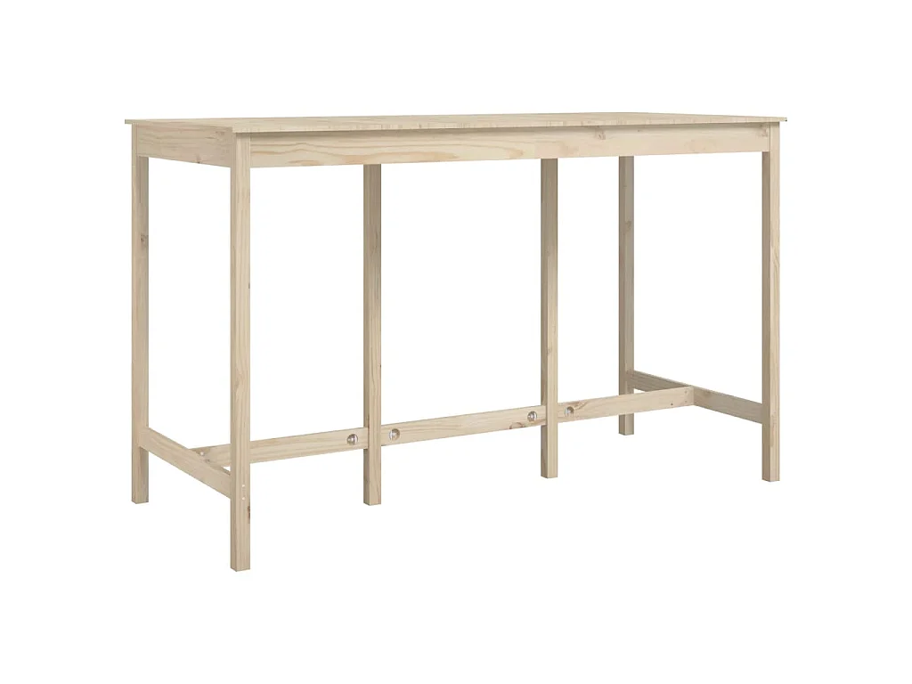Bartafel 180x80x110 cm massief grenenhout