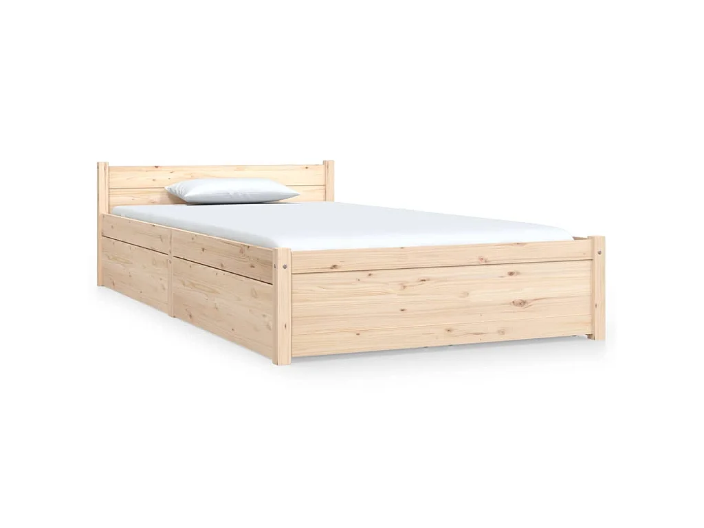 Bedframe met lades 90x200 cm