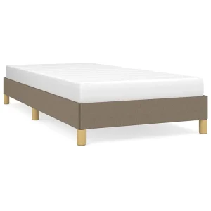 Bedframe zonder matras 90×190 cm stof taupe Bedframe zonder matras 90×190 cm stof taupe